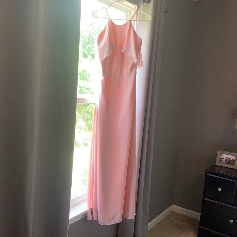 Blush Floor Length Dress